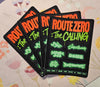 Route Zero: The Calling tracklist sticker sheet (xikers fan merch)